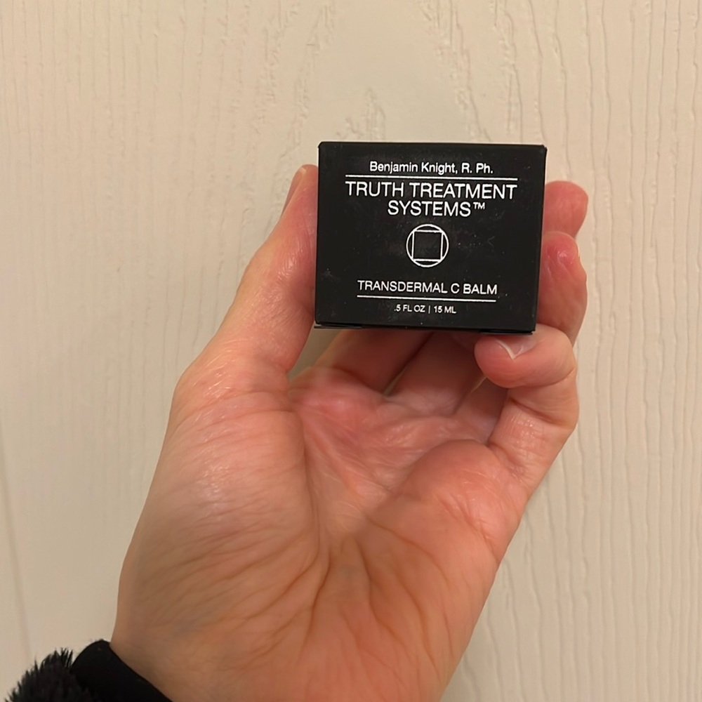 New and unused Truth Treatments Transdermal C Balm. 15mL.
